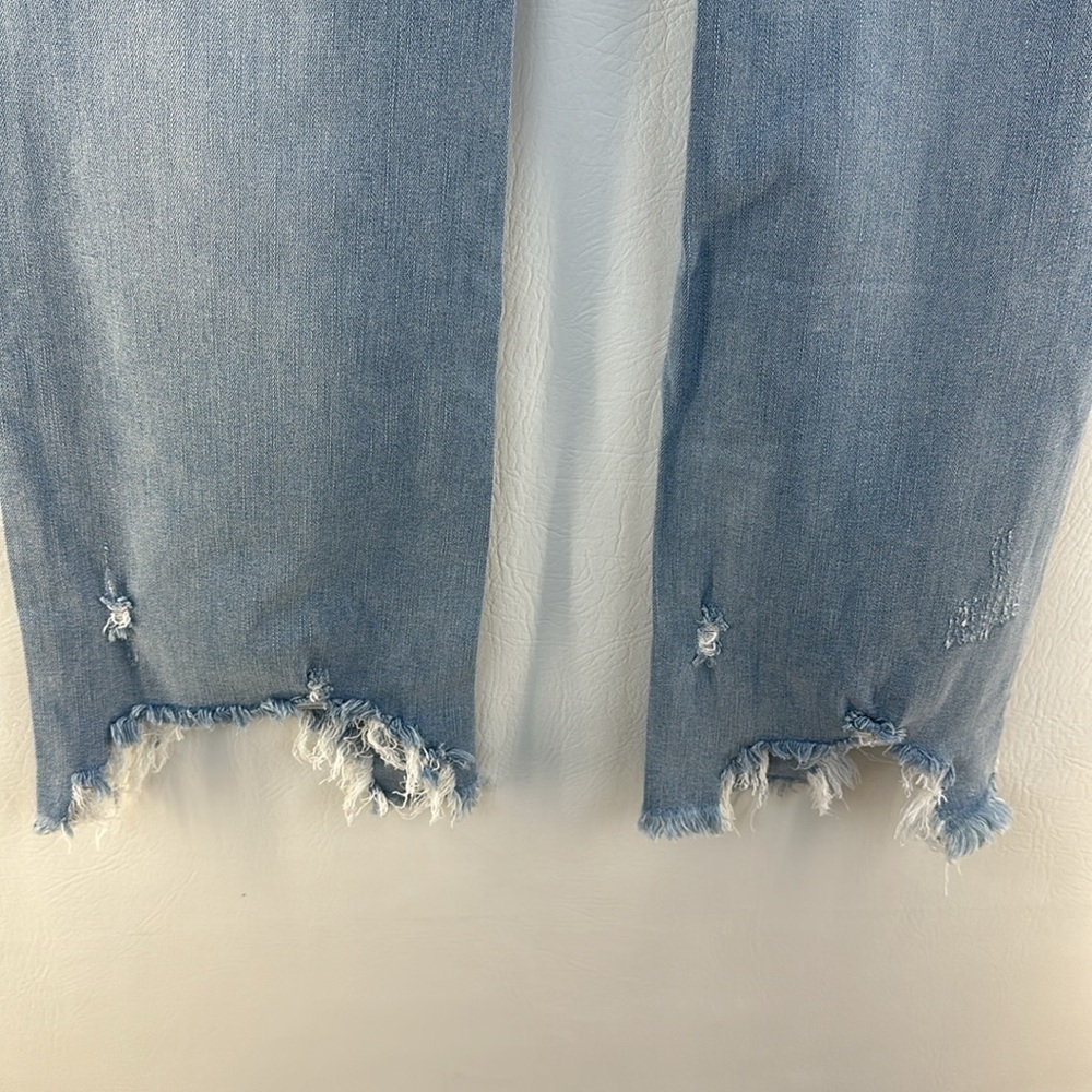Judy Blue Distressed Raw Hem Boot Cut Jeans - Picture 8 of 11